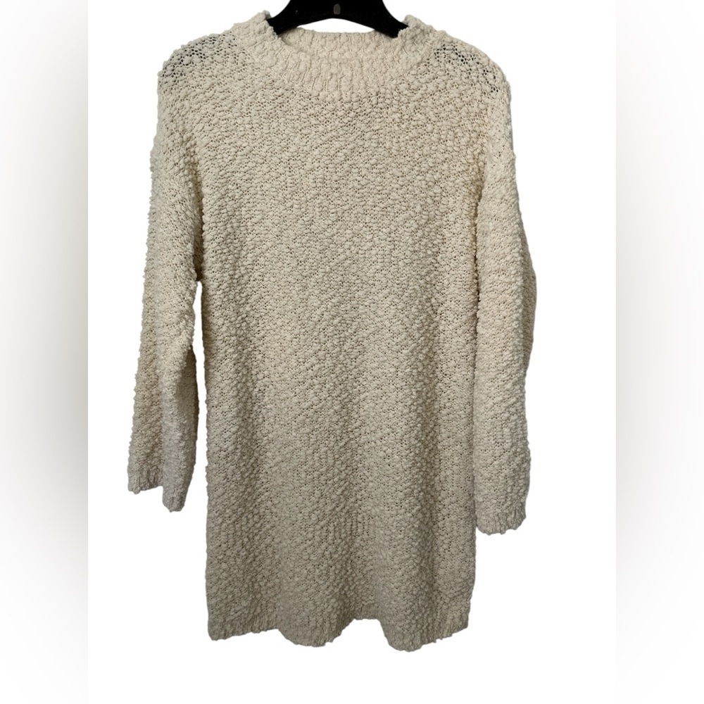 Hayden Girls Cream Popcorn Pull Over Sweater Dress XL NWOT